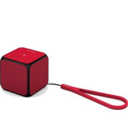 Sony SRSX11R 10W Portable Mini Wireless Speaker with Bluetooth  NFC Integrated Rechargeable Battery in Red